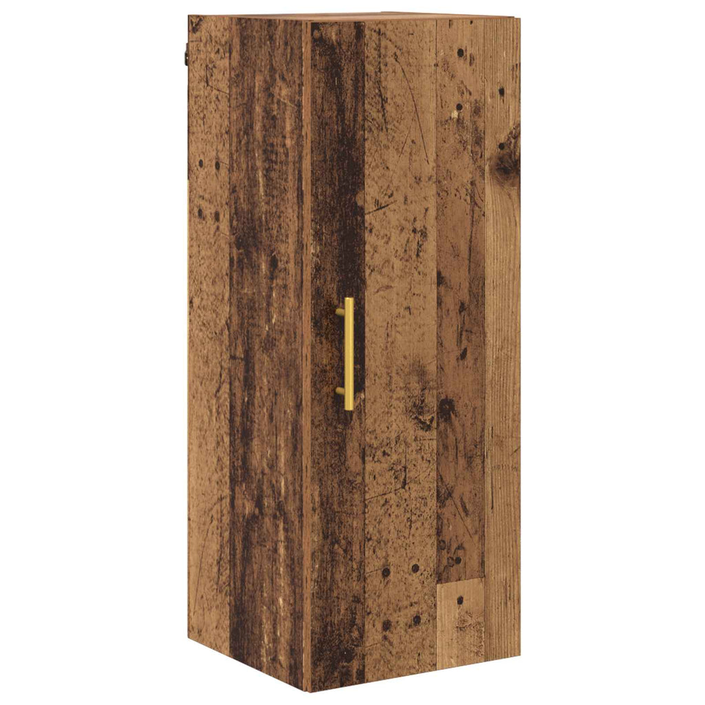 vidaXL Highboard 2 pcs Stare drewno Materiał drewnopochodny