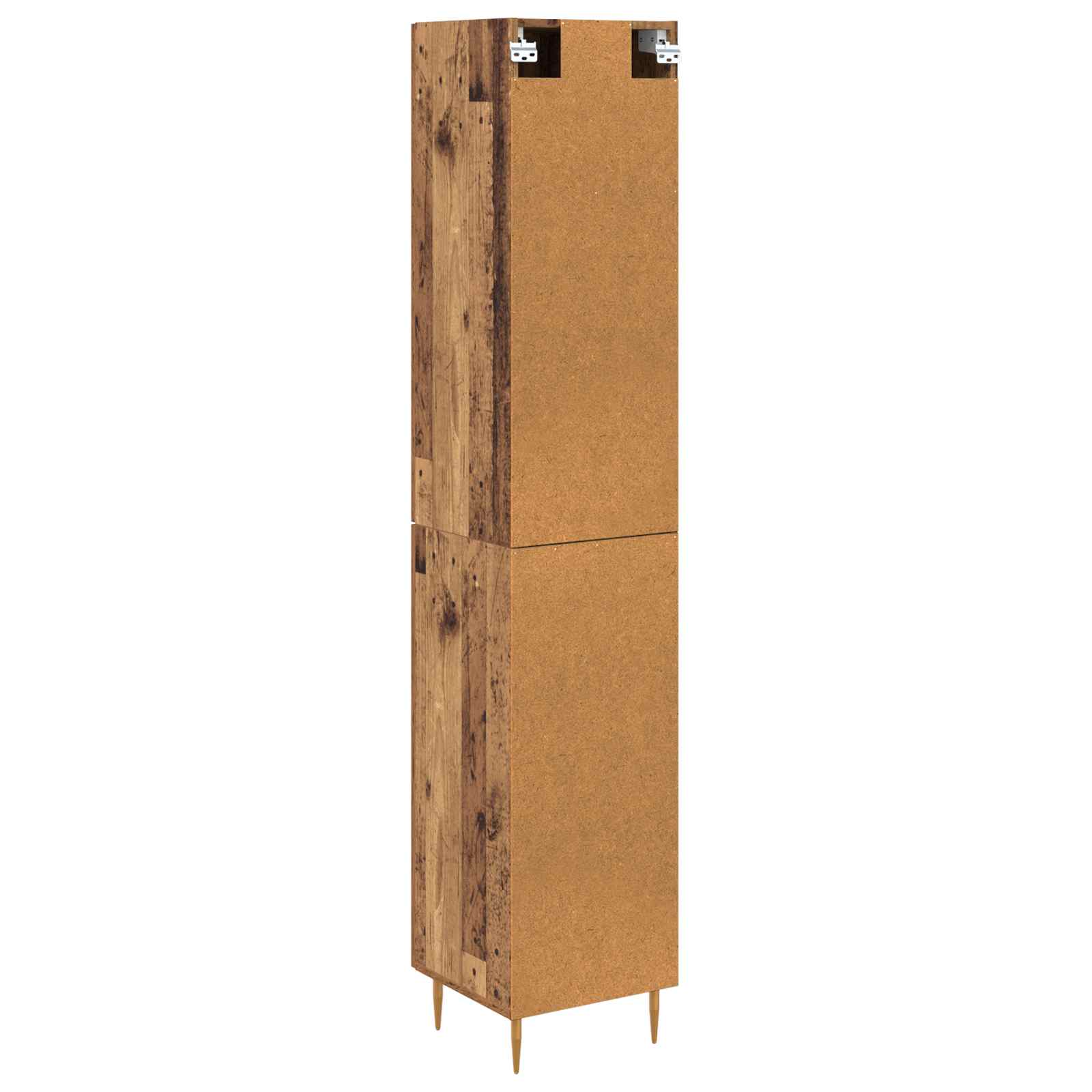 vidaXL Highboard 2 pcs Stare drewno Materiał drewnopochodny