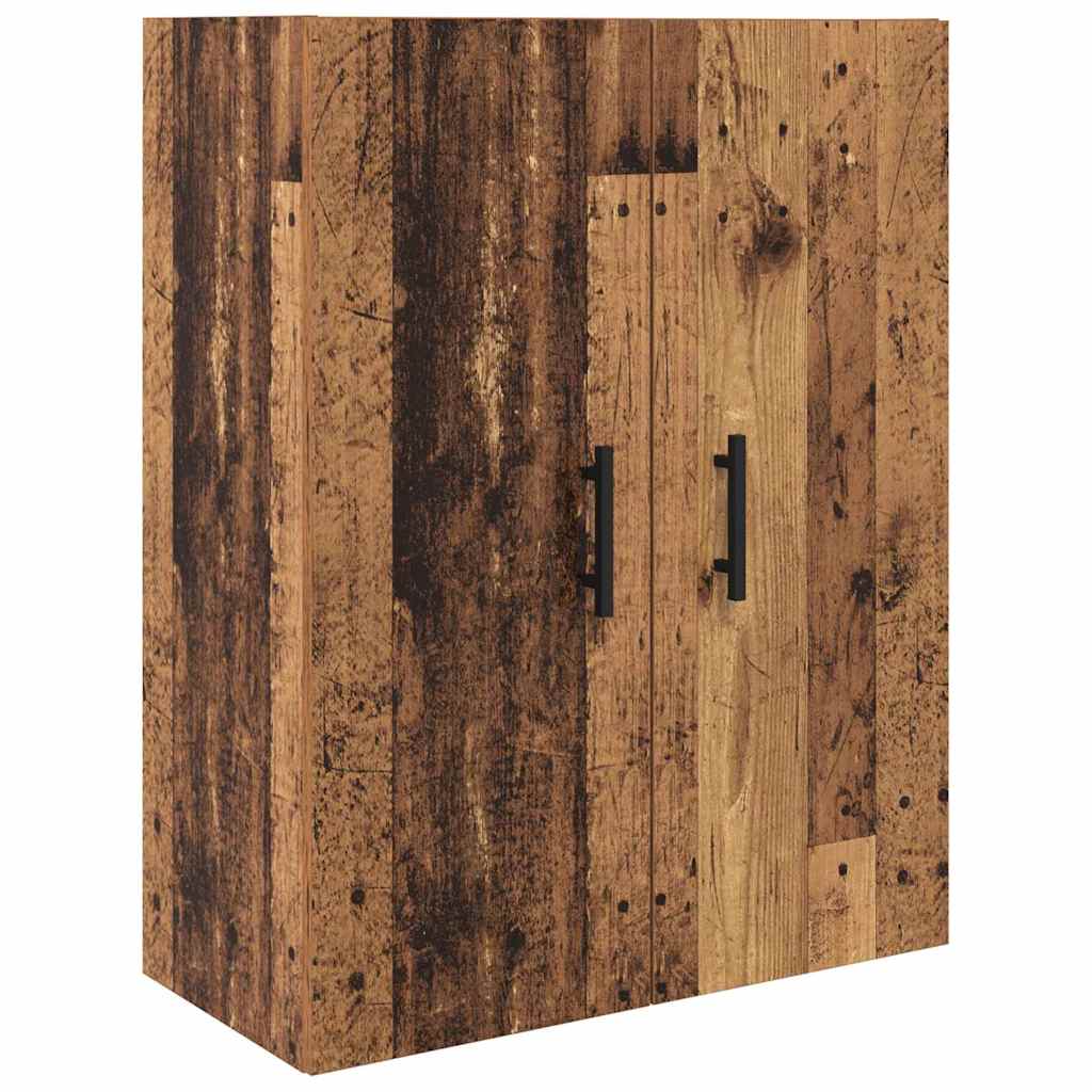 vidaXL Highboard z szufladą 2 pcs Stare drewno 69,5 x 34 x 180 cm