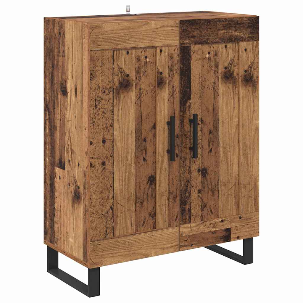 vidaXL Highboard 2 szt. Stare drewno 69,5 x 34 x 180 cm