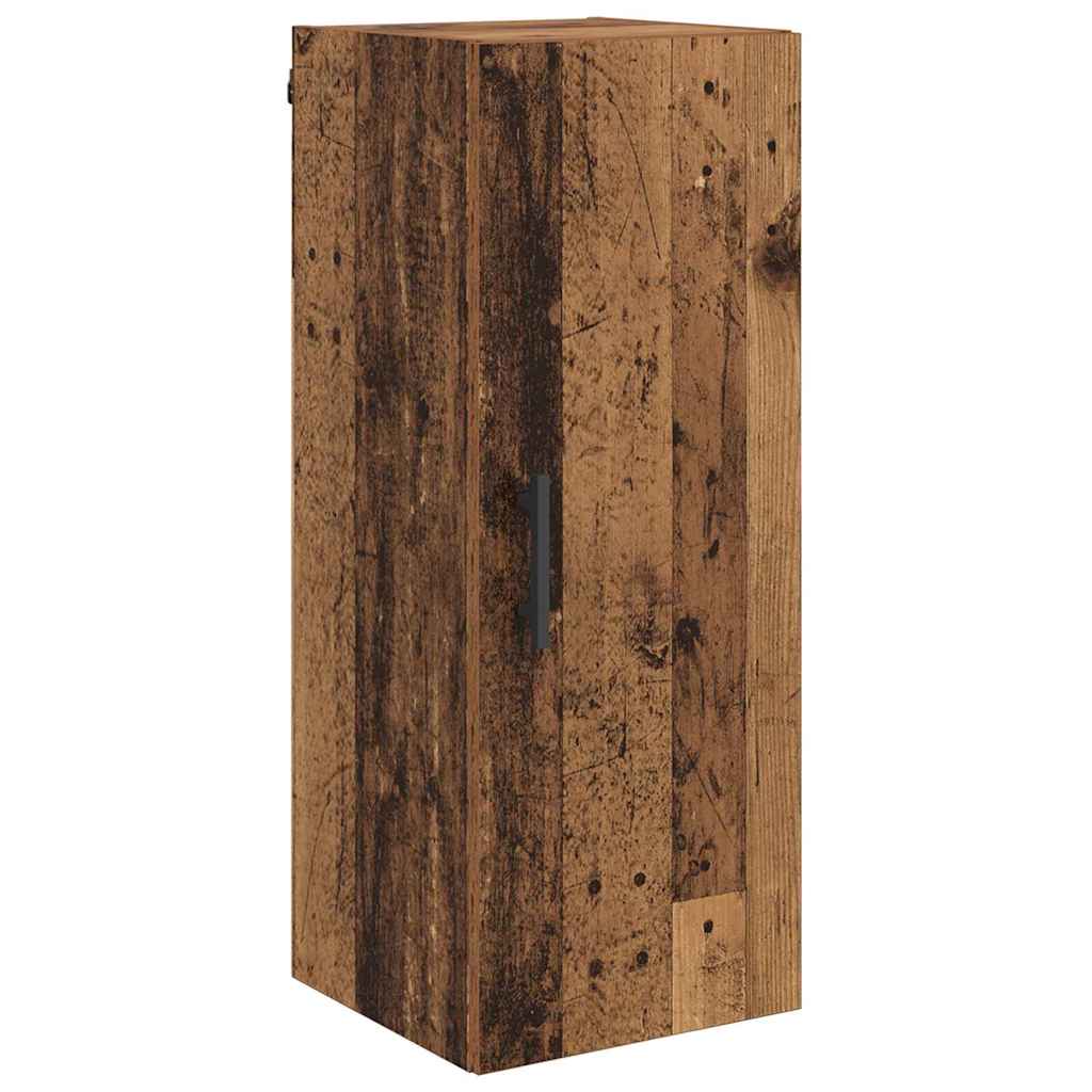 vidaXL Highboard z szufladą Stare drewno 34,5 x 34 x 180 cm