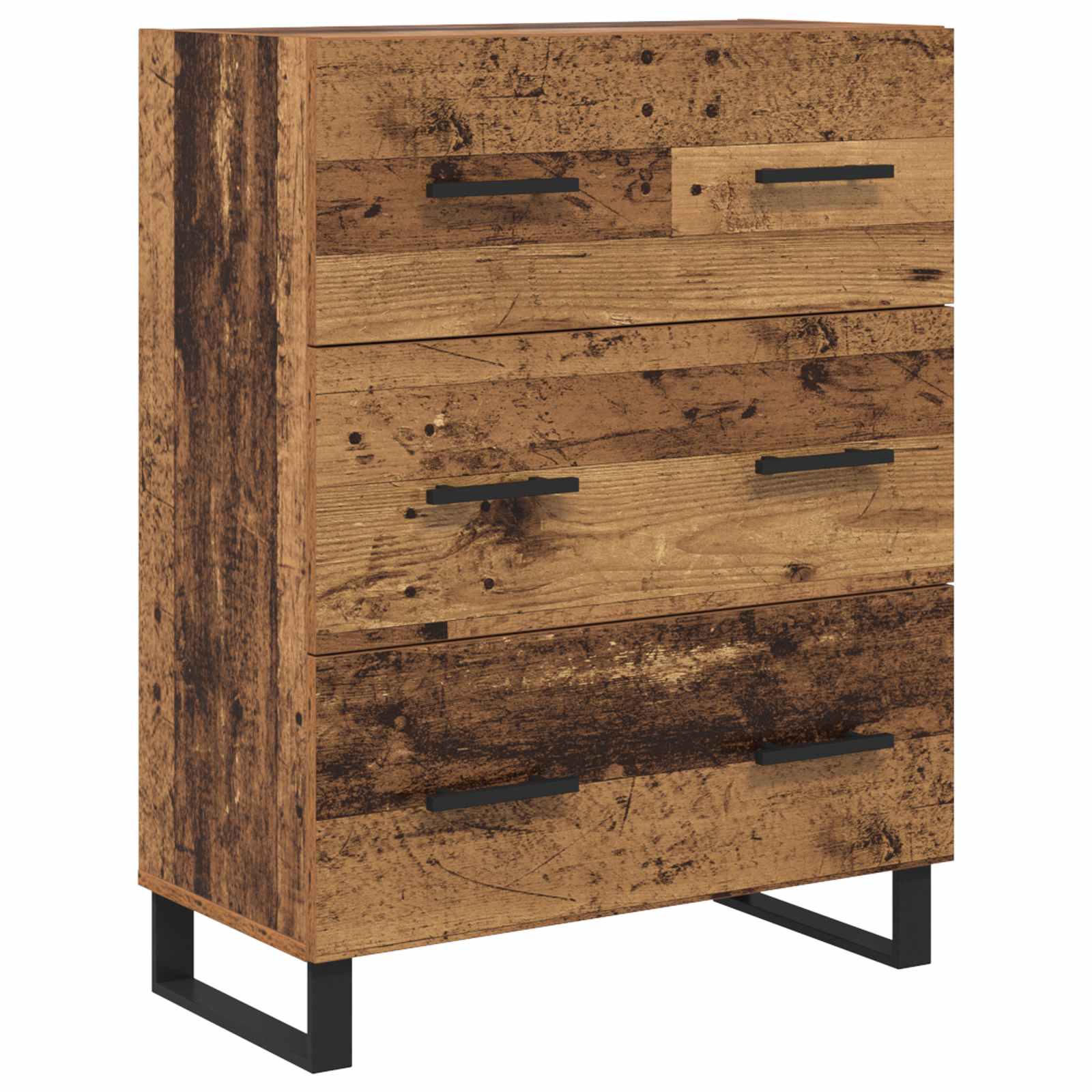 vidaXL Highboard Stare drewno 69,5 x 34 x 180 cm