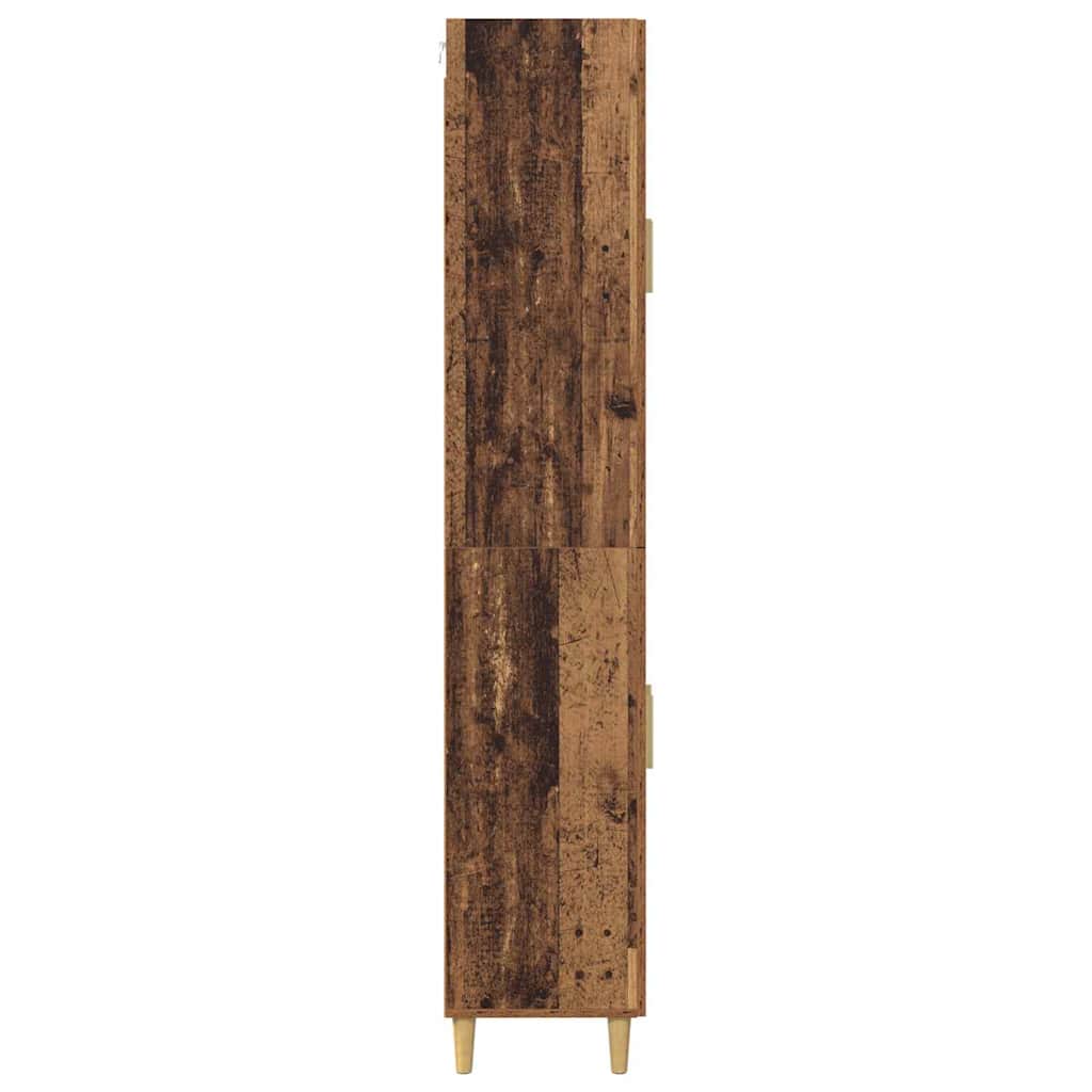 vidaXL Highboard Stare drewno 69,5 x 34 x 180 cm