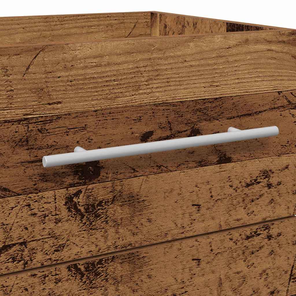 vidaXL Szafka pod umywalkę z szufladą Stare drewno 41 x 38,5 x 48 cm