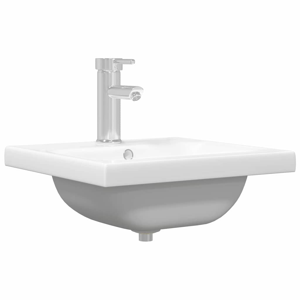vidaXL Szafka pod umywalkę z szufladą Stare drewno 41 x 38,5 x 48 cm