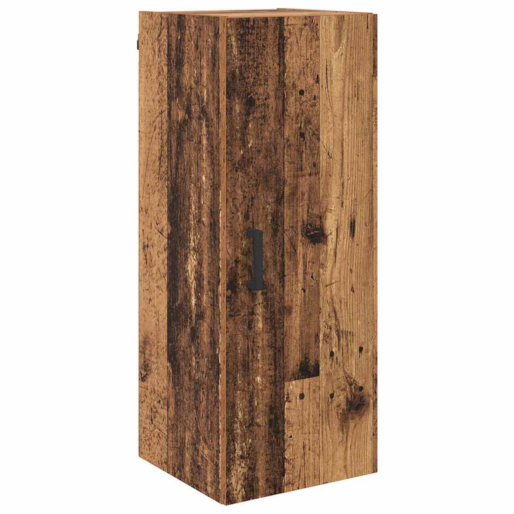 vidaXL Highboard z szufladą Stare drewno 69,5 x 34 x 180 cm