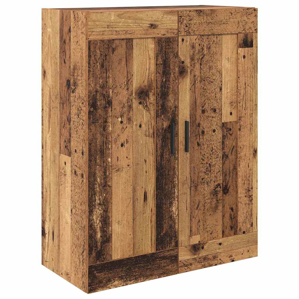 vidaXL Highboard z szufladą 2 pcs Stare drewno Materiał drewnopochodny