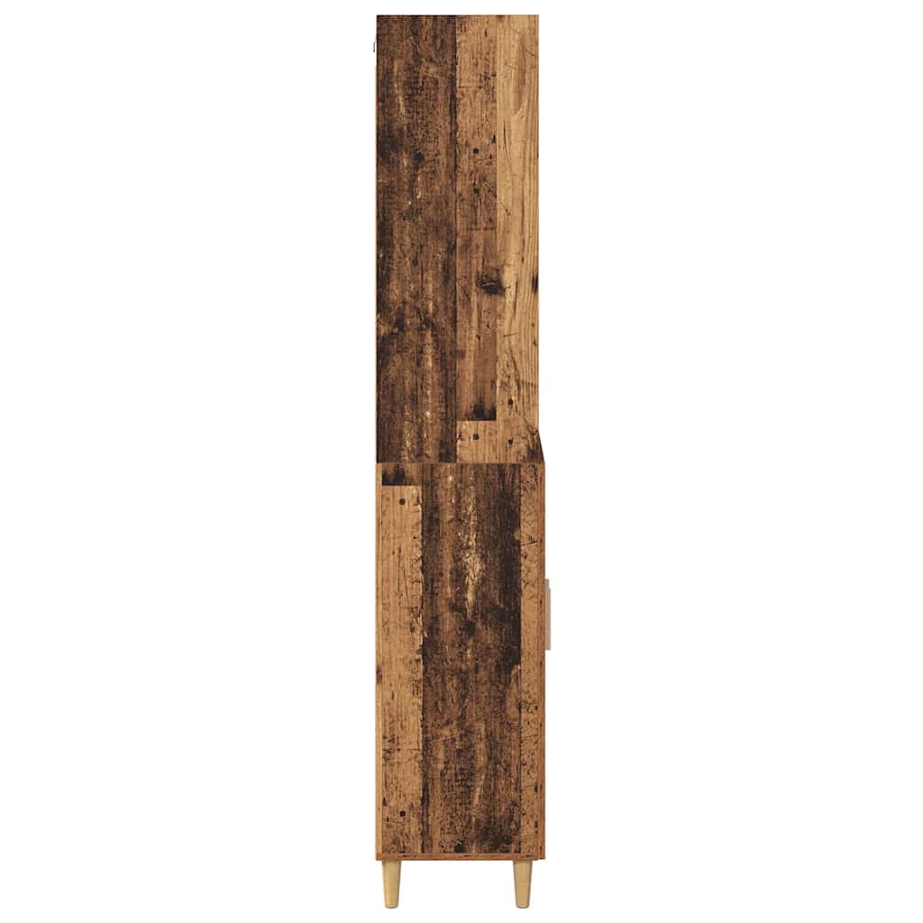 vidaXL Highboard Stare drewno 69,5 x 32,5 x 180 cm