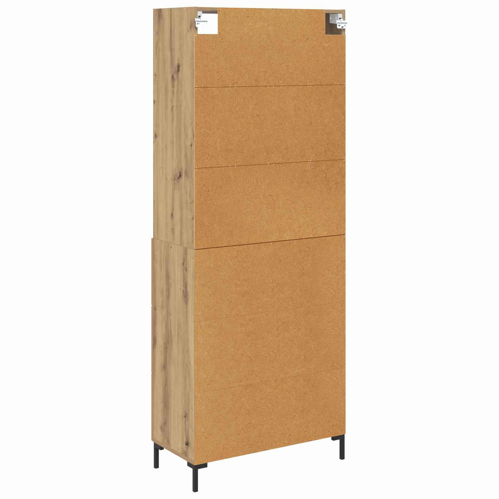 vidaXL Highboard z szufladą Dąb rzemieślniczy 69,5 x 34 x 180 cm