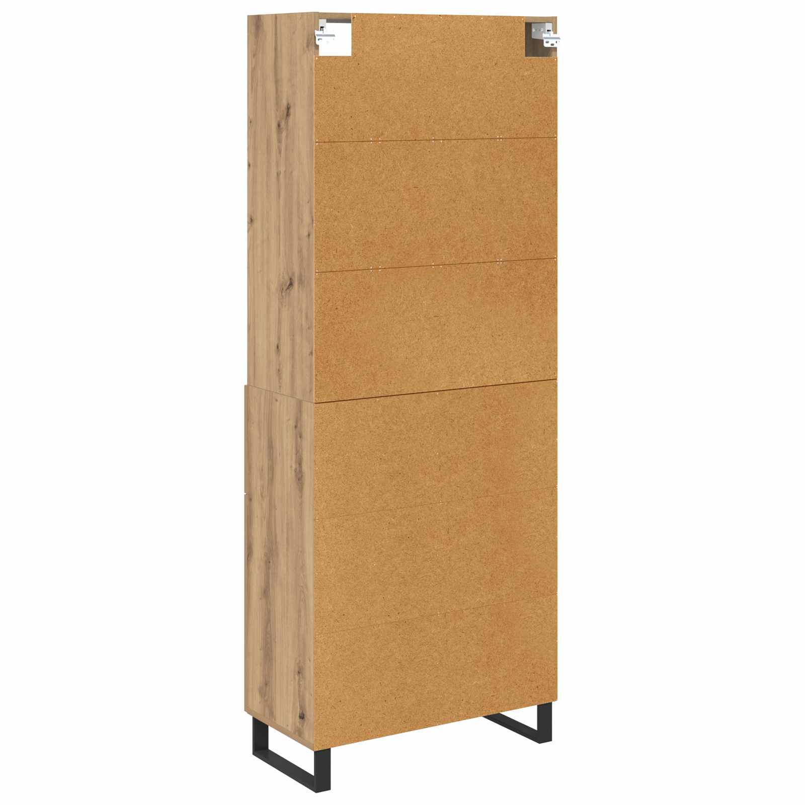 vidaXL Highboard 2 szt. Dąb rzemieślniczy 69,5 x 34 x 180 cm