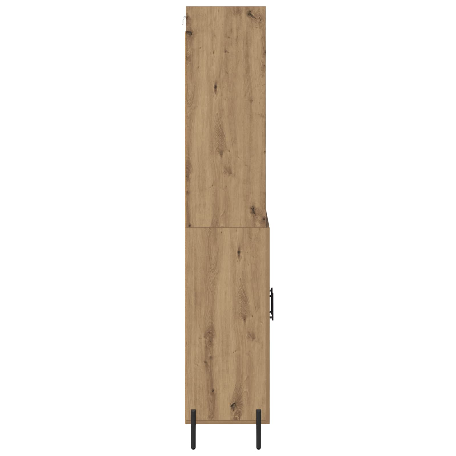 vidaXL Highboard Dąb rzemieślniczy 69,5 x 32,5 x 180 cm