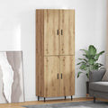 vidaXL Highboard 2 pcs Dąb rzemieślniczy 69,5 x 34 x 180 cm