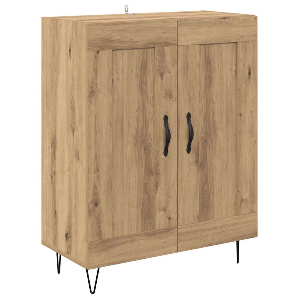 vidaXL Highboard 2 szt. Dąb rzemieślniczy 69,5 x 34 x 180 cm