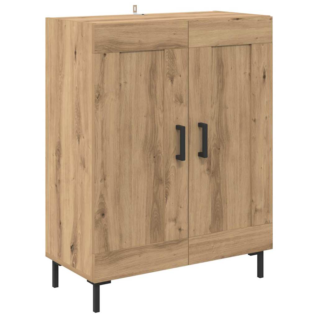 vidaXL Highboard 2 szt. Dąb rzemieślniczy 69,5 x 34 x 180 cm