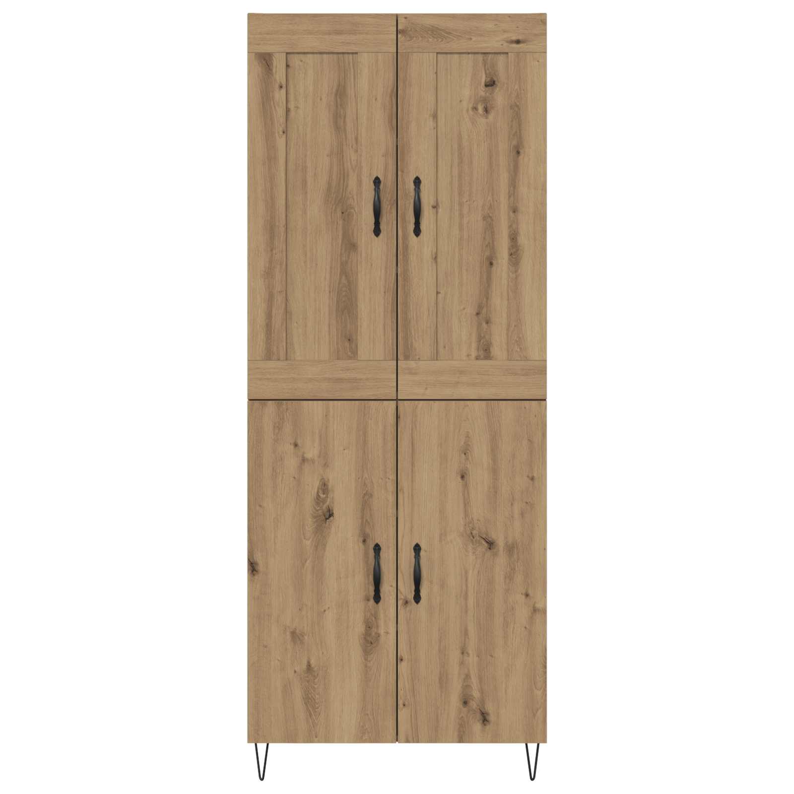 vidaXL Highboard Dąb rzemieślniczy 69,5 x 34 x 180 cm