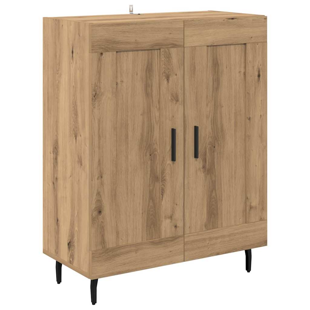 vidaXL Highboard 2 pcs Dąb rzemieślniczy 69,5 x 34 x 180 cm