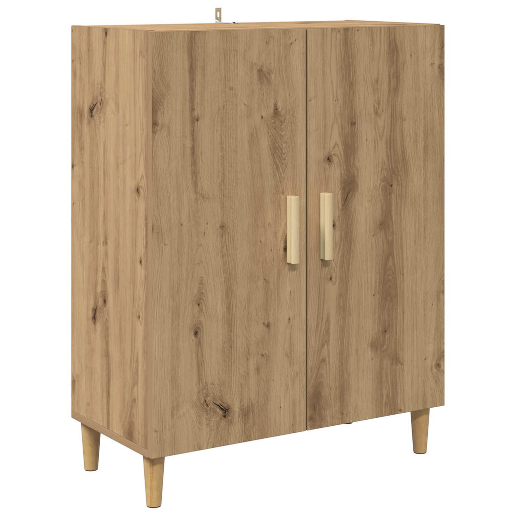 vidaXL Highboard Dąb rzemieślniczy 69,5 x 34 x 180 cm