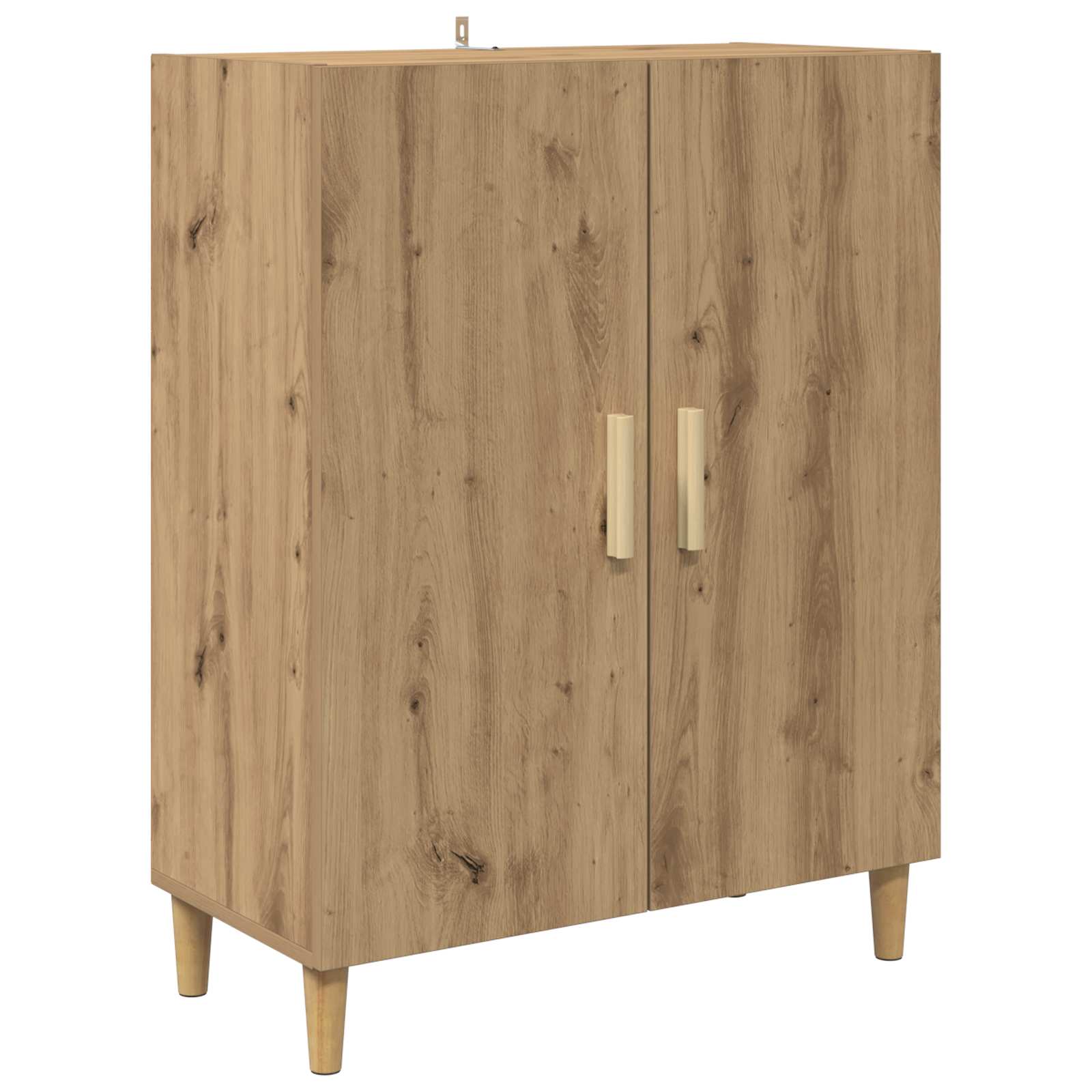 vidaXL Highboard Dąb rzemieślniczy 69,5 x 34 x 180 cm