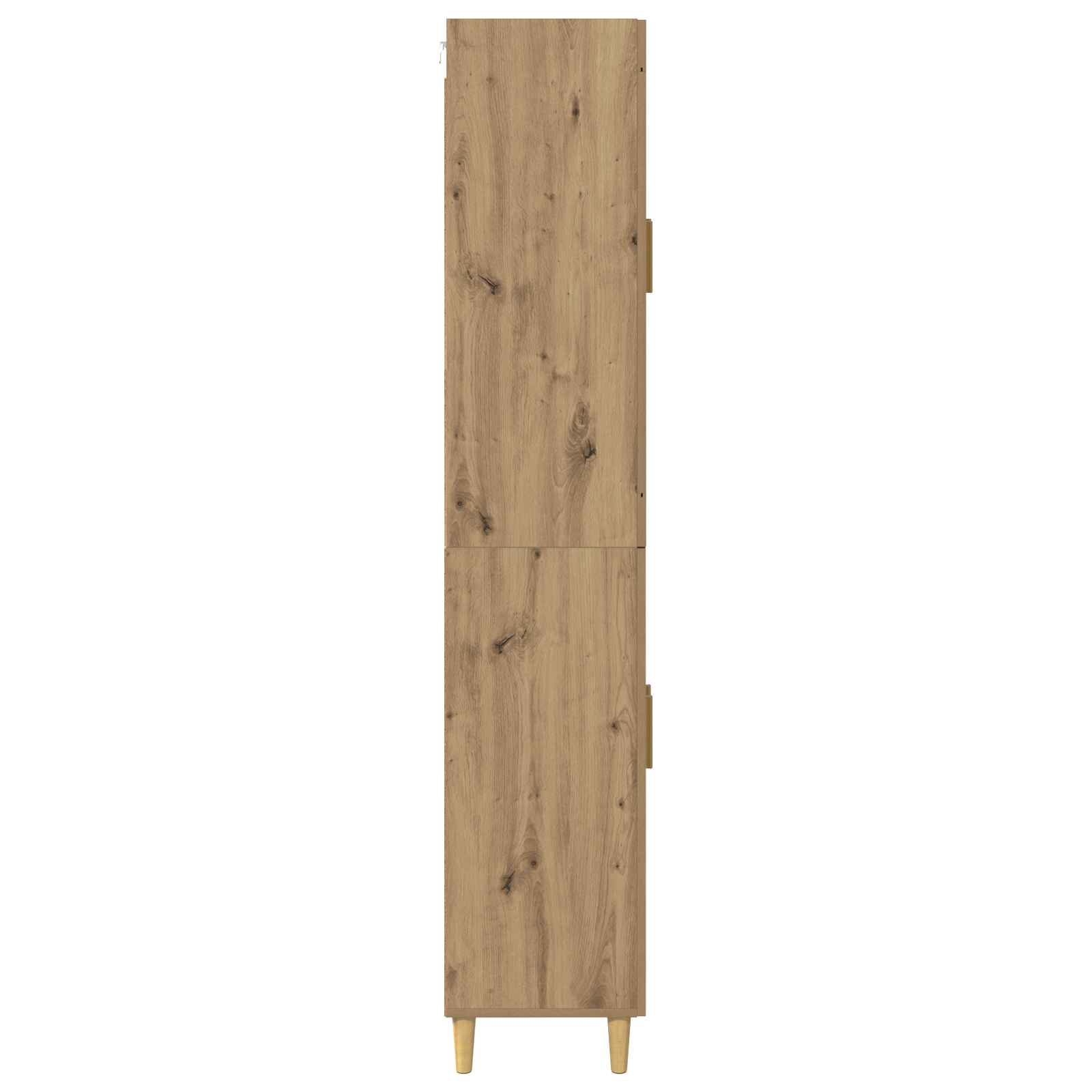 vidaXL Highboard Dąb rzemieślniczy 69,5 x 34 x 180 cm