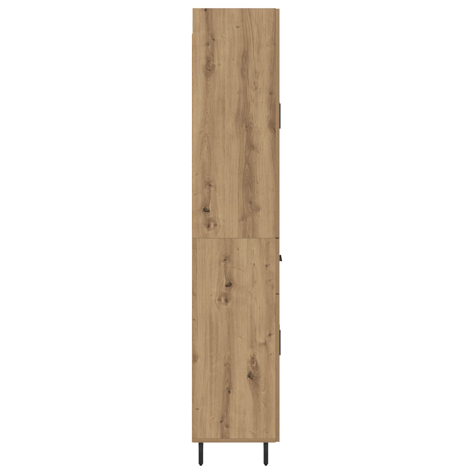 vidaXL Highboard 2 pcs Dąb rzemieślniczy 69,5 x 34 x 180 cm