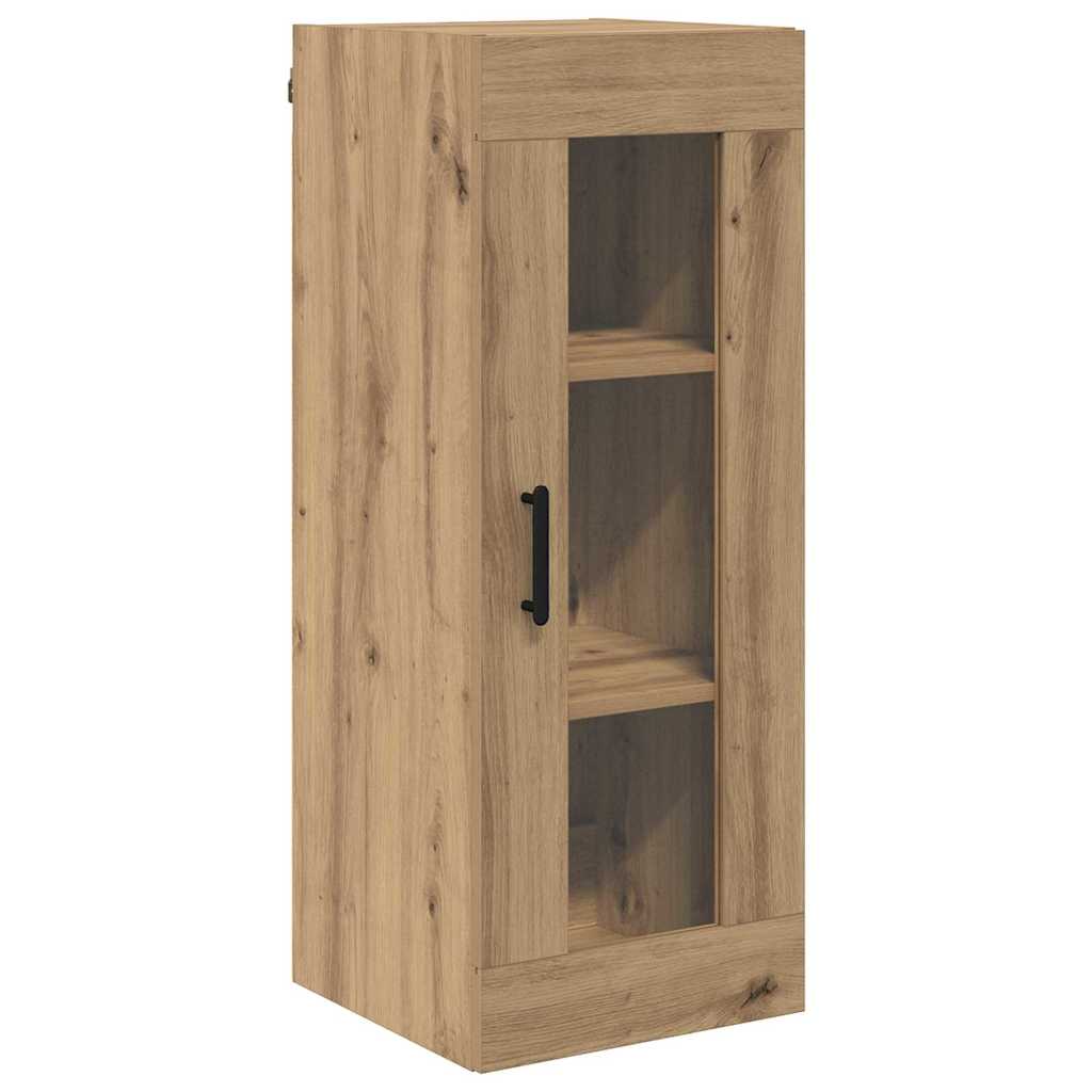 vidaXL Highboard z szufladą Dąb rzemieślniczy 34,5 x 34 x 180 cm