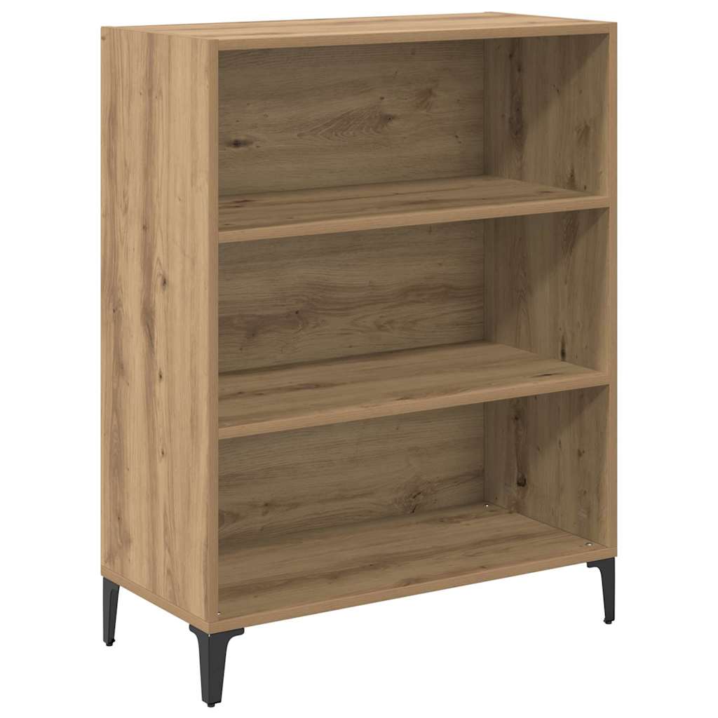 vidaXL Highboard Dąb rzemieślniczy 69,5 x 34 x 180 cm