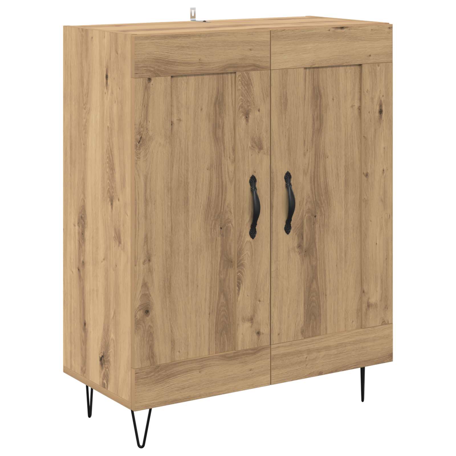 vidaXL Highboard 2 szt. Dąb rzemieślniczy 69,5 x 34 x 180 cm