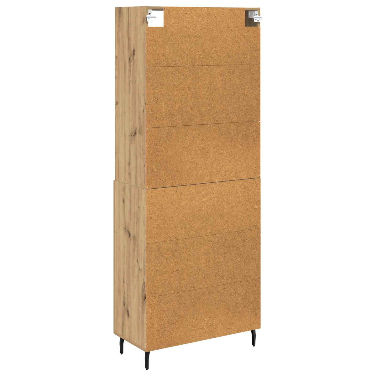 vidaXL Highboard 2 szt. Dąb rzemieślniczy 69,5 x 34 x 180 cm