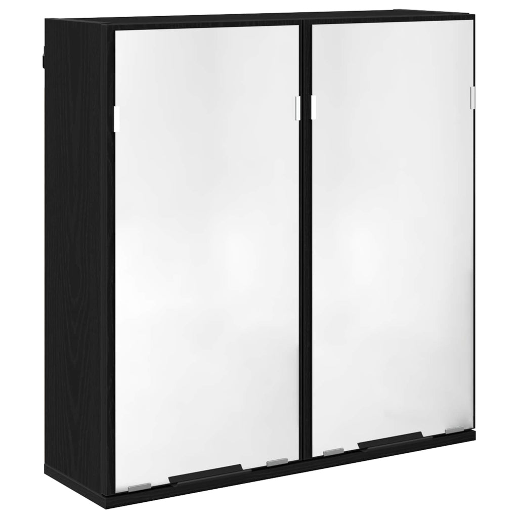 vidaXL Zestaw mebli łazienkowych 5 szt. Czarny Dąb 64,5 x 33,5 x 59 cm