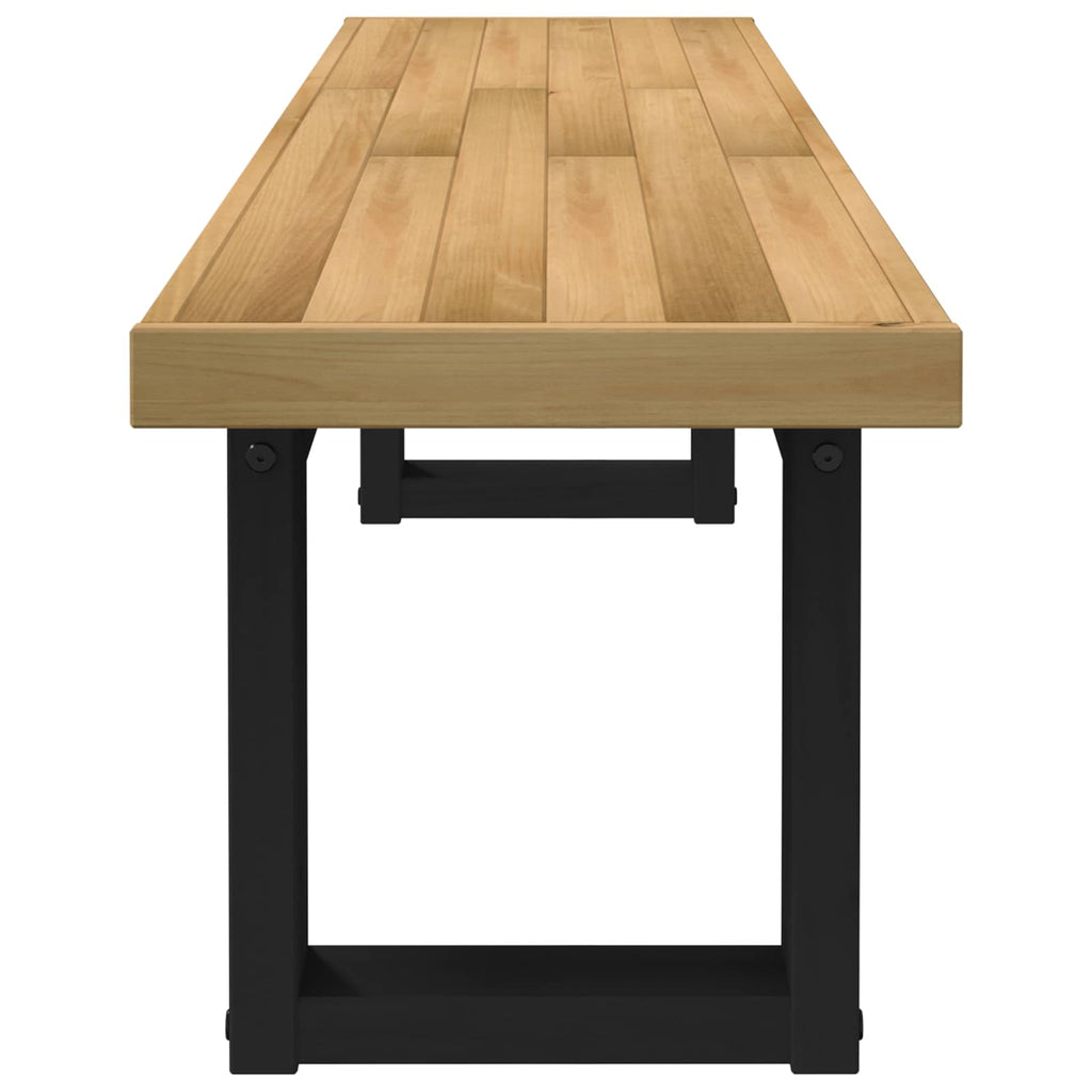 vidaXL Ławka jadalniana NOAIN 160 x 41 x 45 cm Lite drewno sosnowe