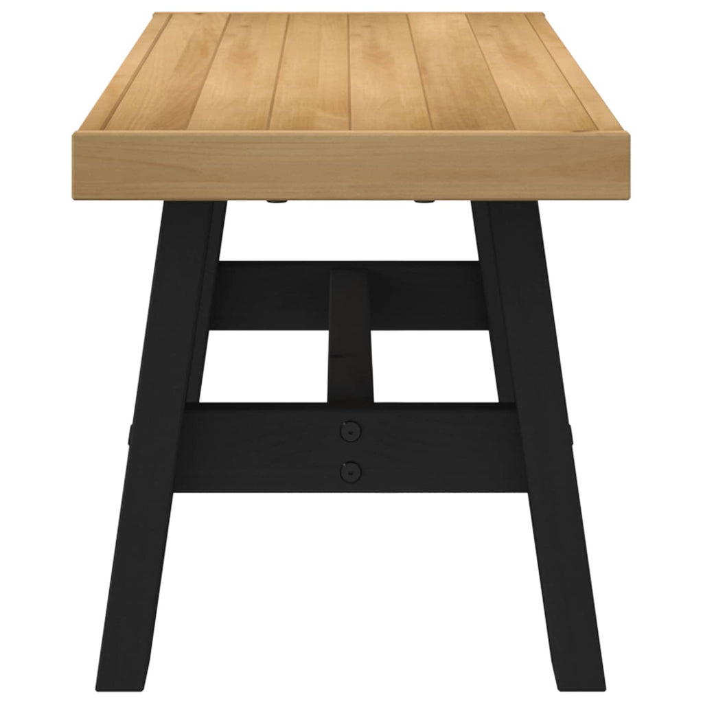 vidaXL Ławka jadalniana NOAIN 120 x 41 x 45 cm Lite drewno sosnowe