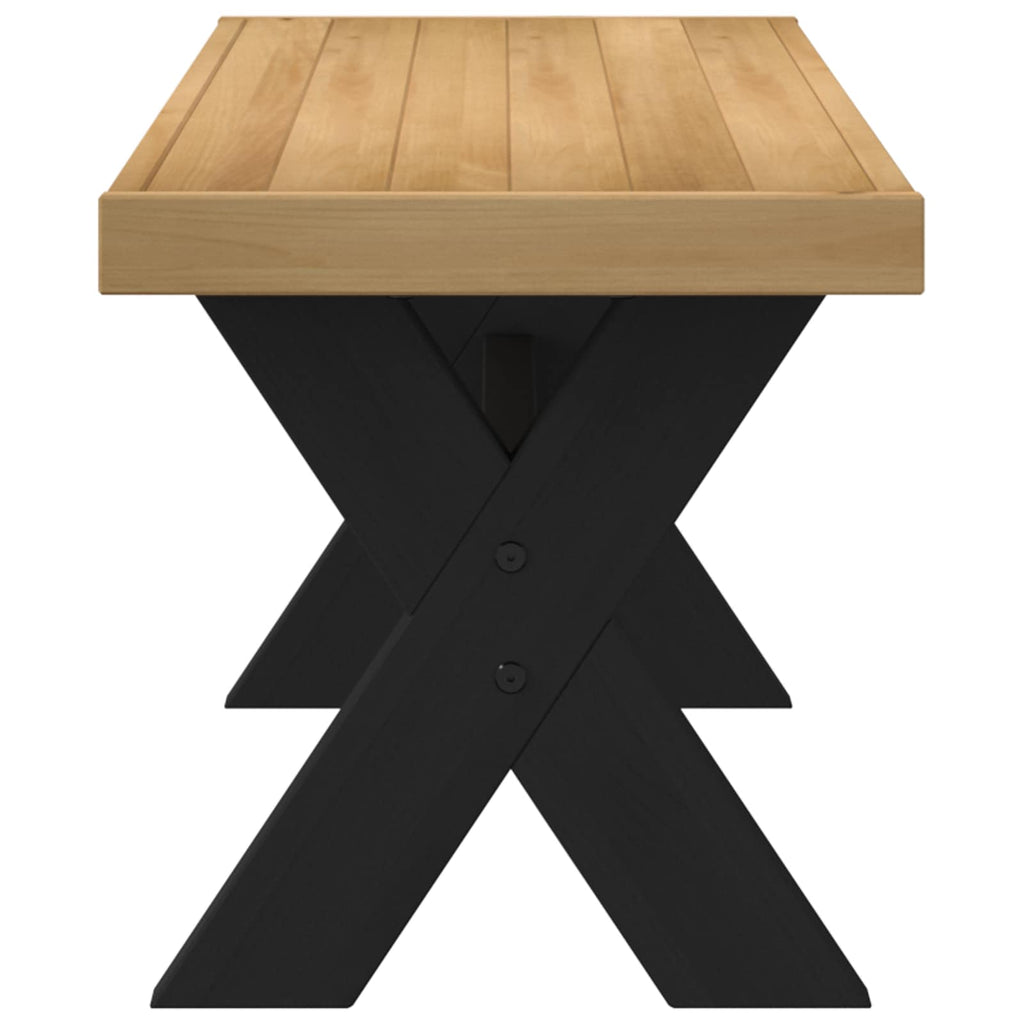 vidaXL Ławka jadalniana NOAIN 120 x 41 x 45 cm Lite drewno sosnowe