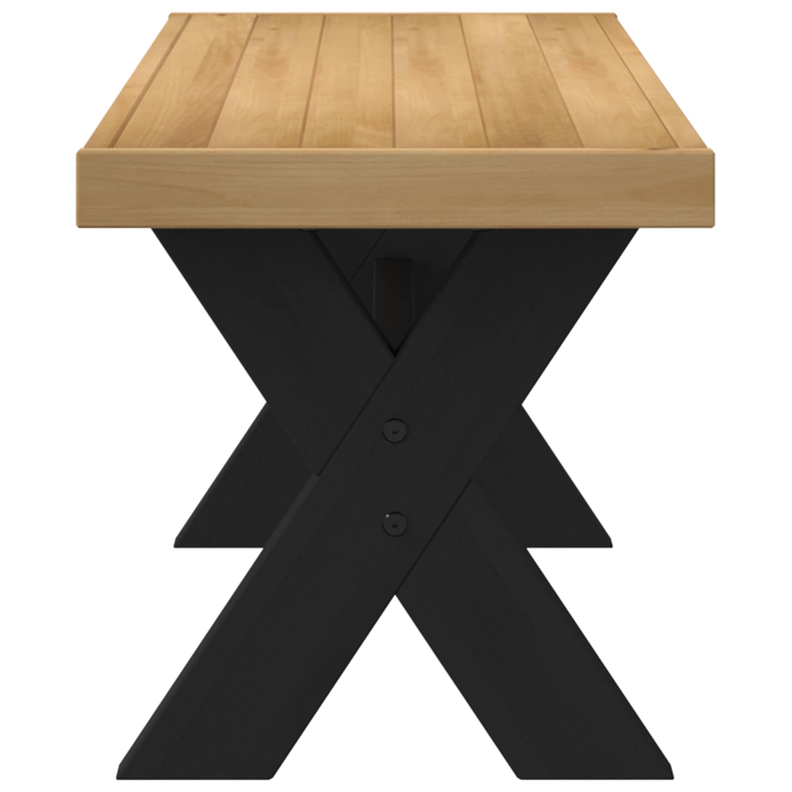 vidaXL Ławka jadalniana NOAIN 120 x 41 x 45 cm Lite drewno sosnowe
