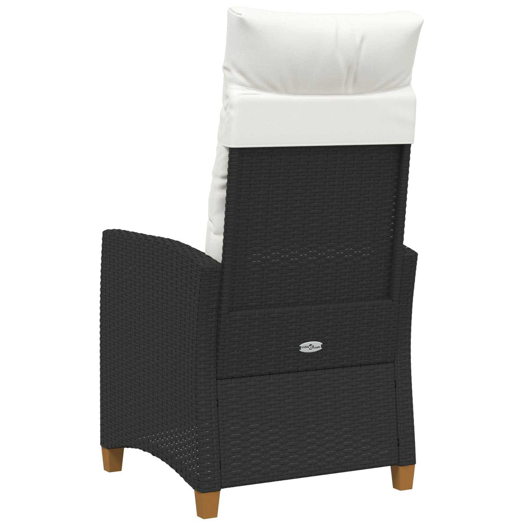 vidaXL Fotel z regulowanym oparciem i tacą na napoje 62 x 64 x 112 cm