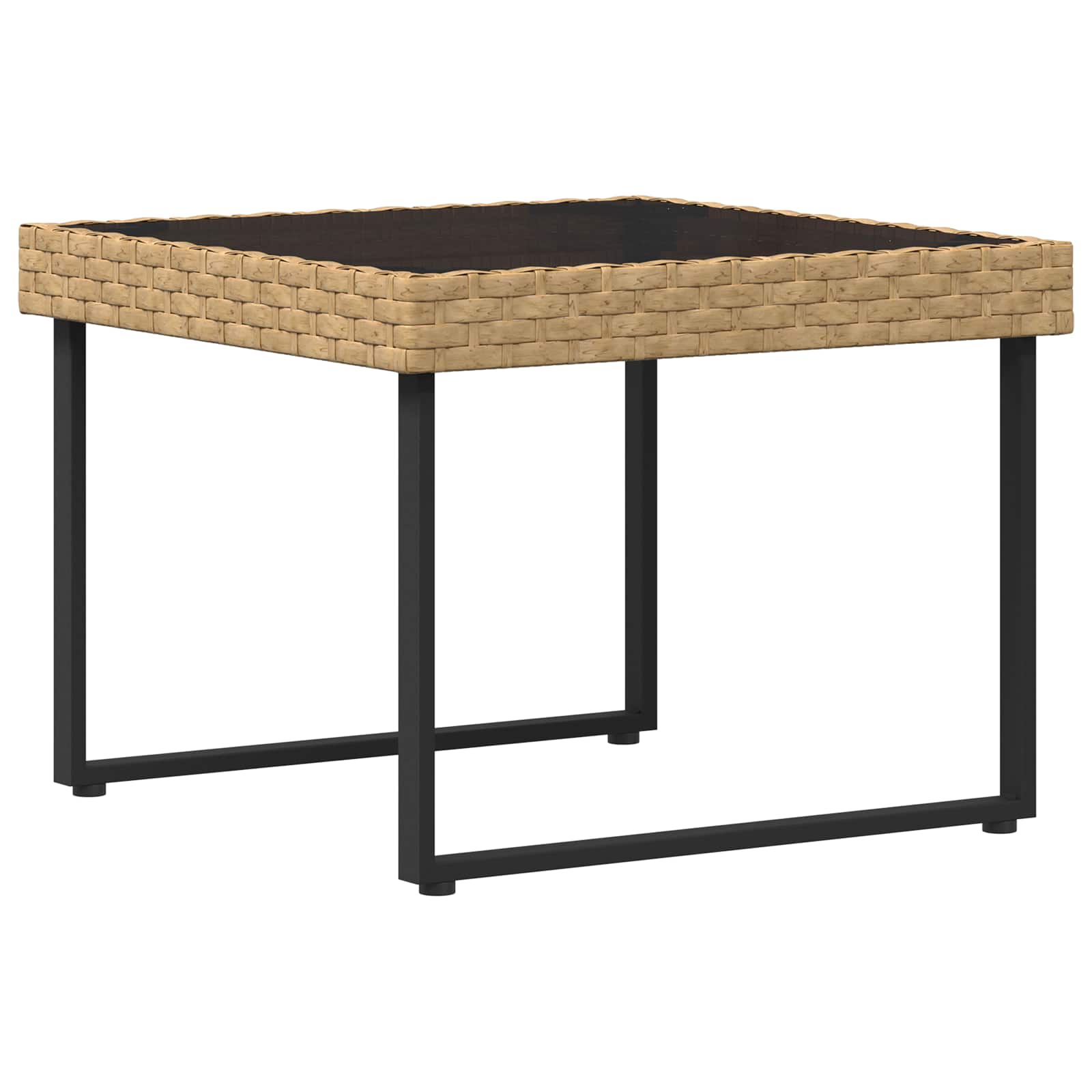 vidaXL Zestaw Sof na Ogród z poduszką 2 pcs Naturalny Poli Rattan Stal