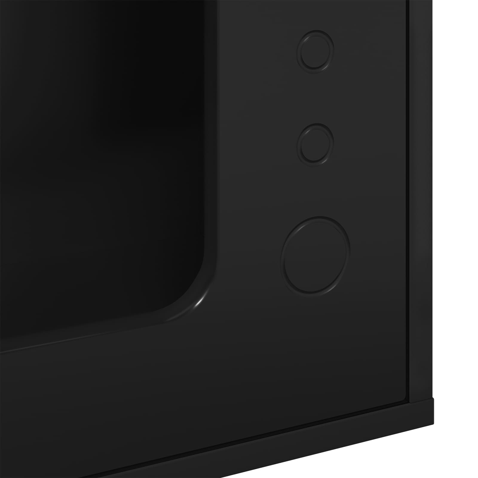 vidaXL Koty Dom Czarny 51 x 30 x 42,5 cm Materiał drewnopochodny