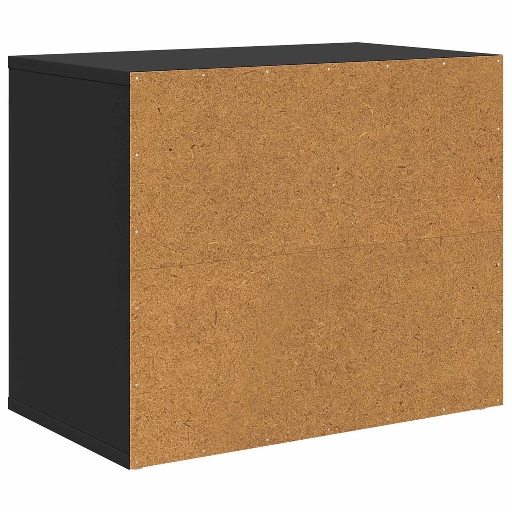 vidaXL Koty Dom Czarny 51 x 30 x 42,5 cm Materiał drewnopochodny