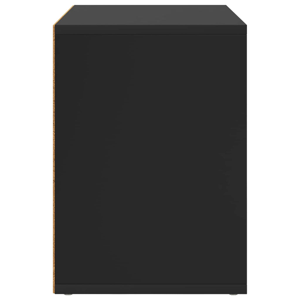 vidaXL Koty Dom Czarny 51 x 30 x 42,5 cm Materiał drewnopochodny