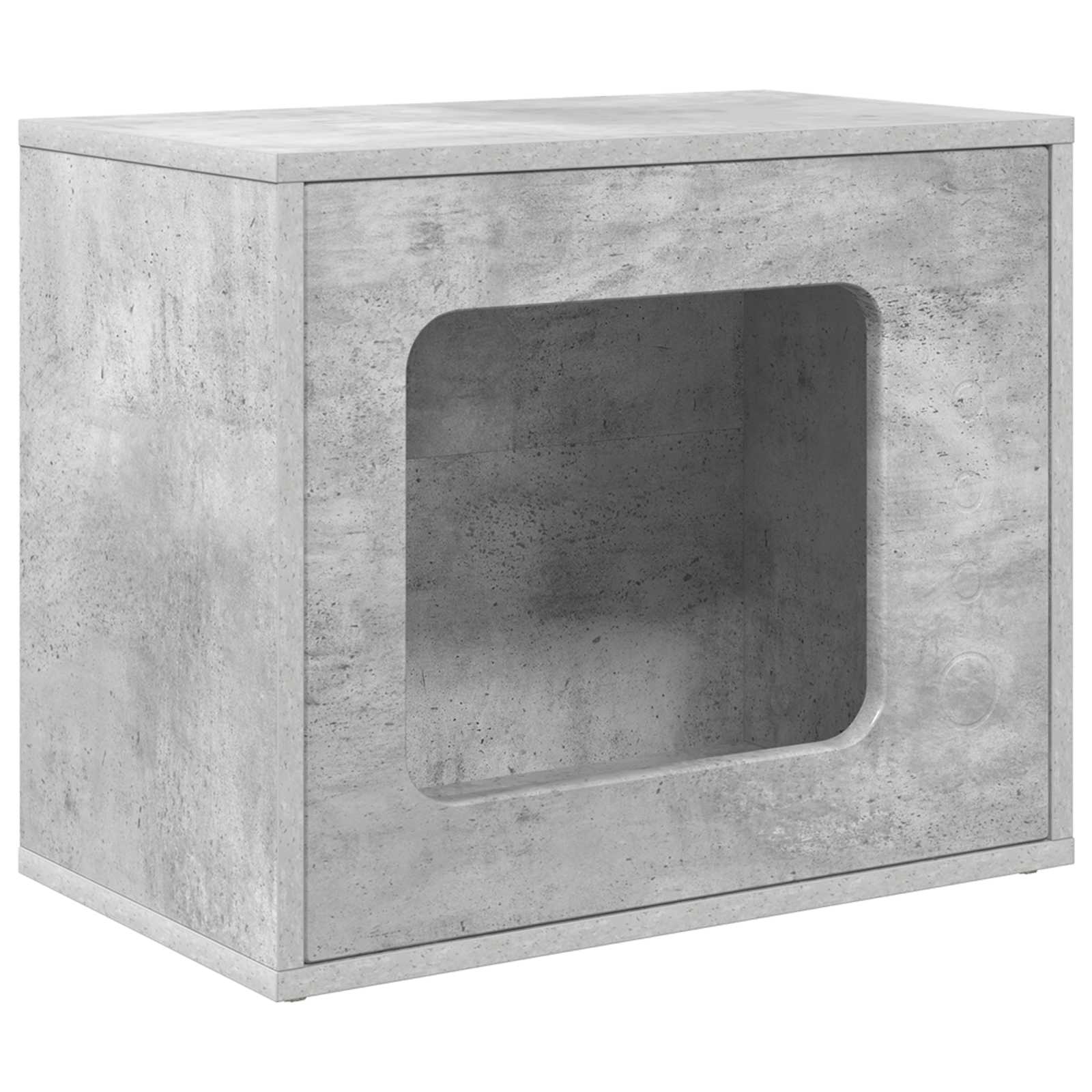 vidaXL Koty Dom Betonowy 51 x 30 x 42,5 cm Materiał drewnopochodny