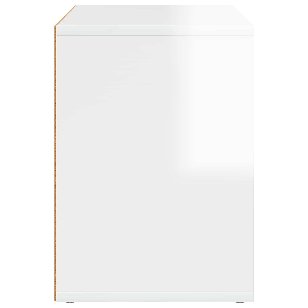 vidaXL Koty Dom Błyszcząca biel 51 x 30 x 42,5 cm