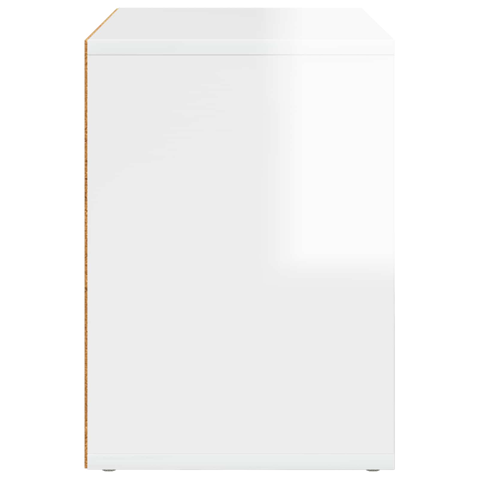 vidaXL Koty Dom Błyszcząca biel 51 x 30 x 42,5 cm