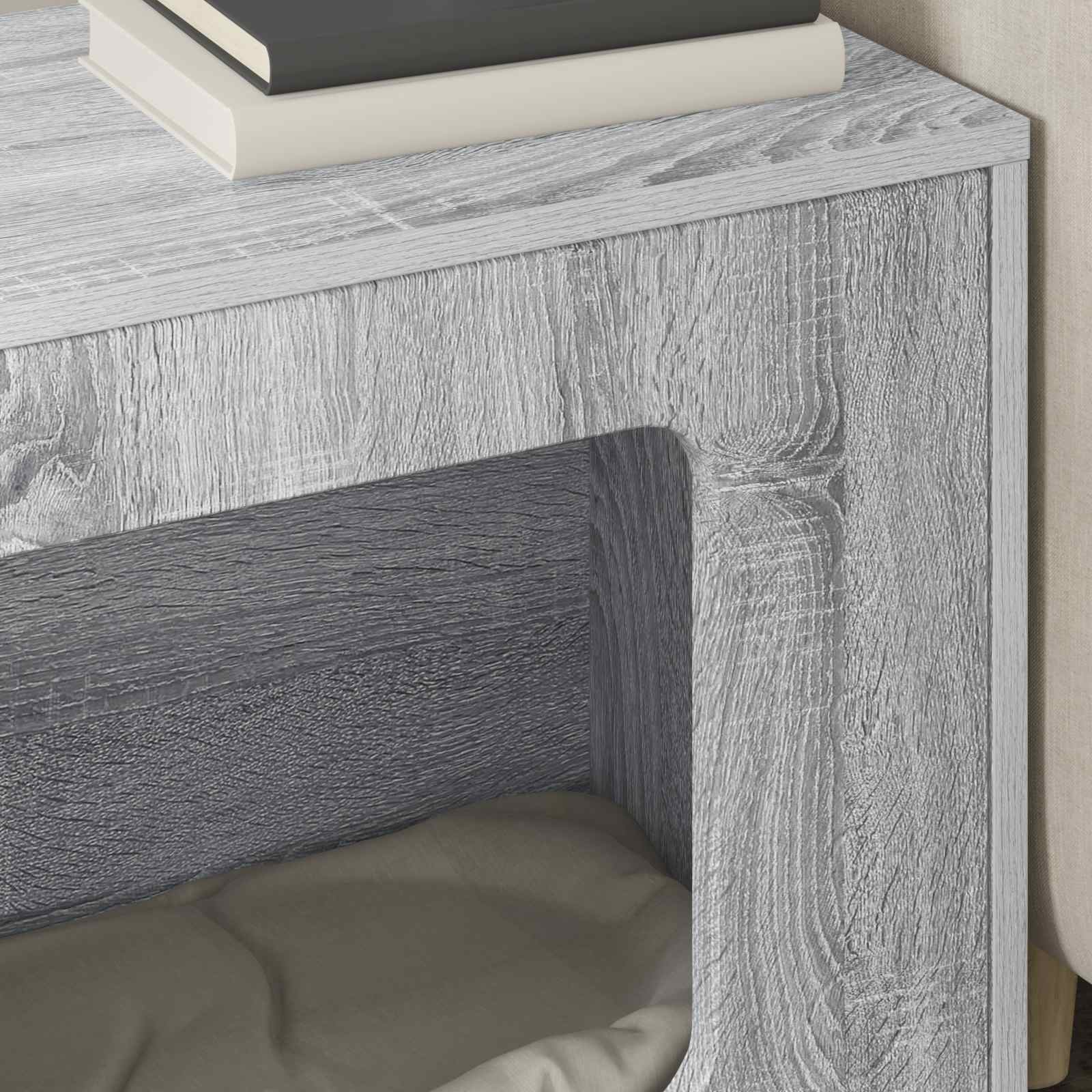 vidaXL Koty Dom Szary Sonoma 51 x 30 x 42,5 cm Materiał drewnopochodny