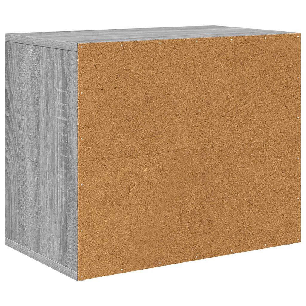 vidaXL Koty Dom Szary Sonoma 51 x 30 x 42,5 cm Materiał drewnopochodny