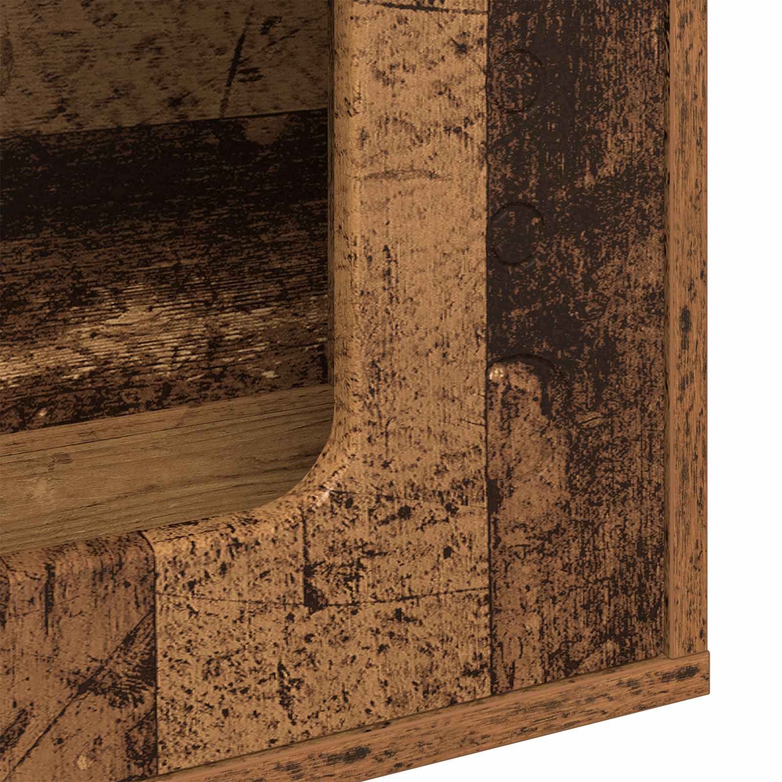 vidaXL Koty Dom Stare drewno 51 x 30 x 42,5 cm Materiał drewnopochodny