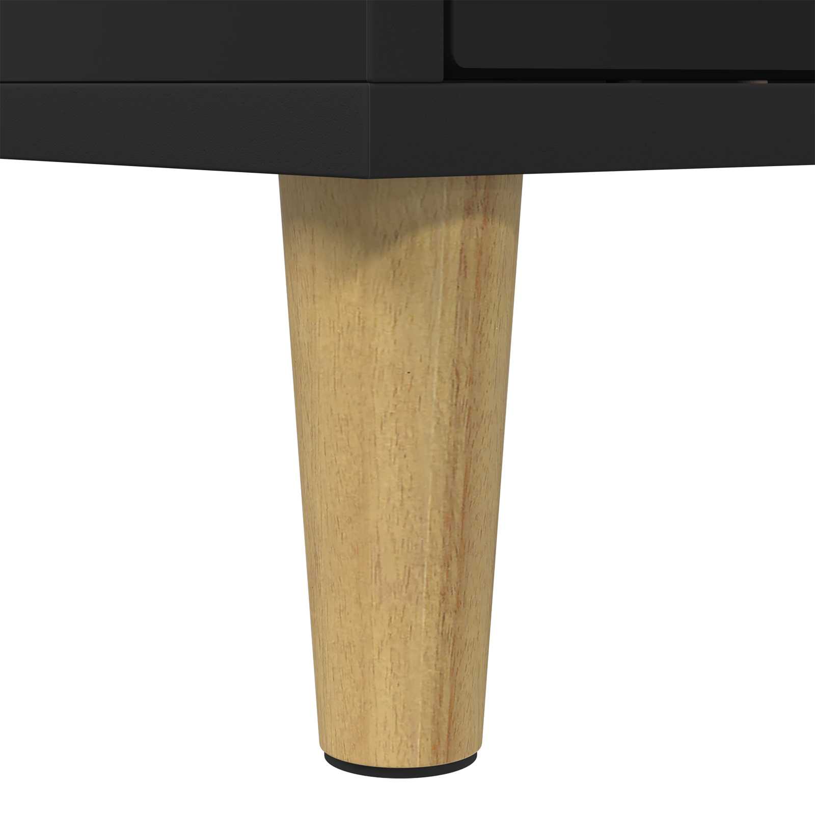 vidaXL Koty Dom Czarny 51 x 30 x 52 cm Materiał drewnopochodny