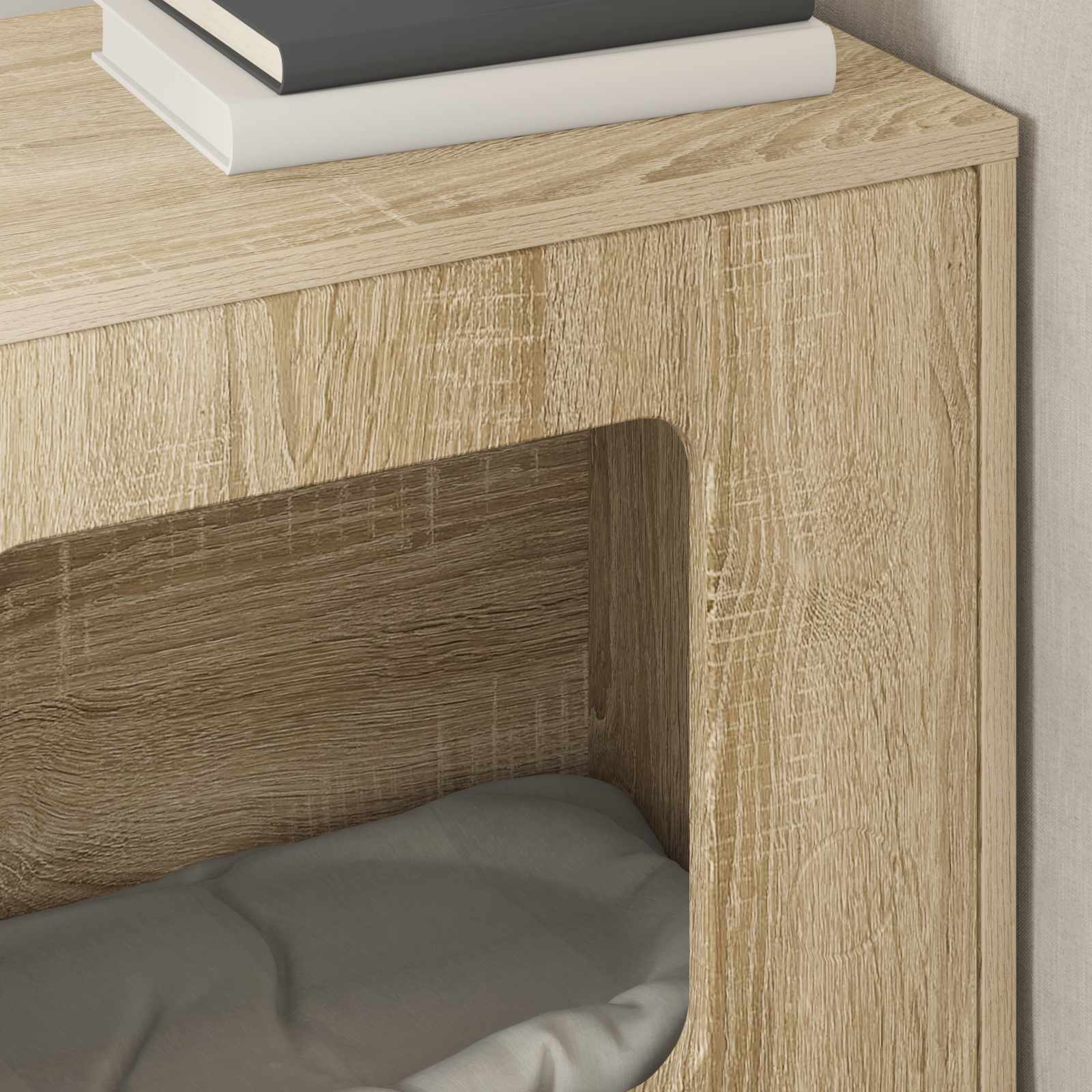 vidaXL Koty Dom Sonoma 51 x 30 x 52 cm Materiał drewnopochodny