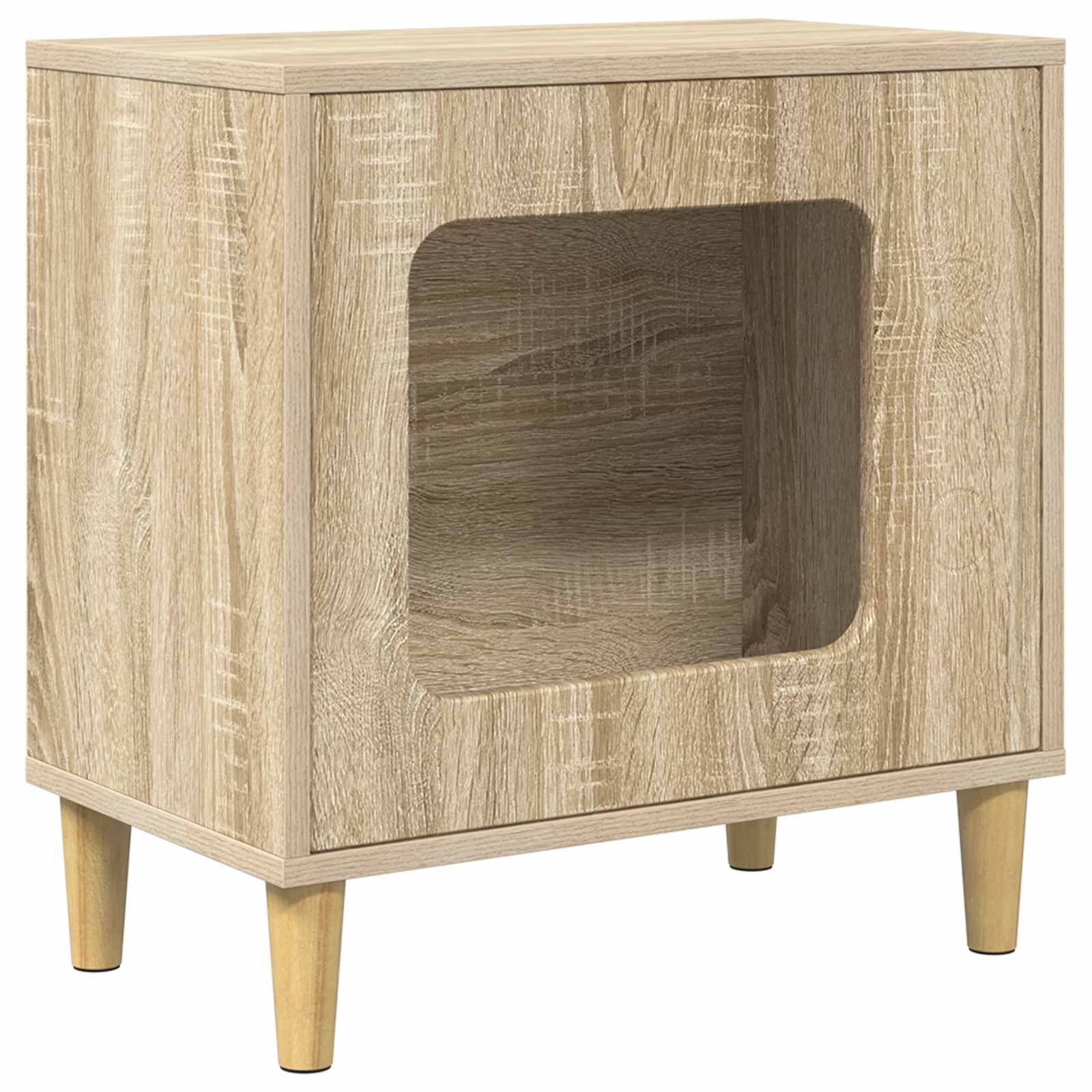vidaXL Koty Dom Sonoma 51 x 30 x 52 cm Materiał drewnopochodny