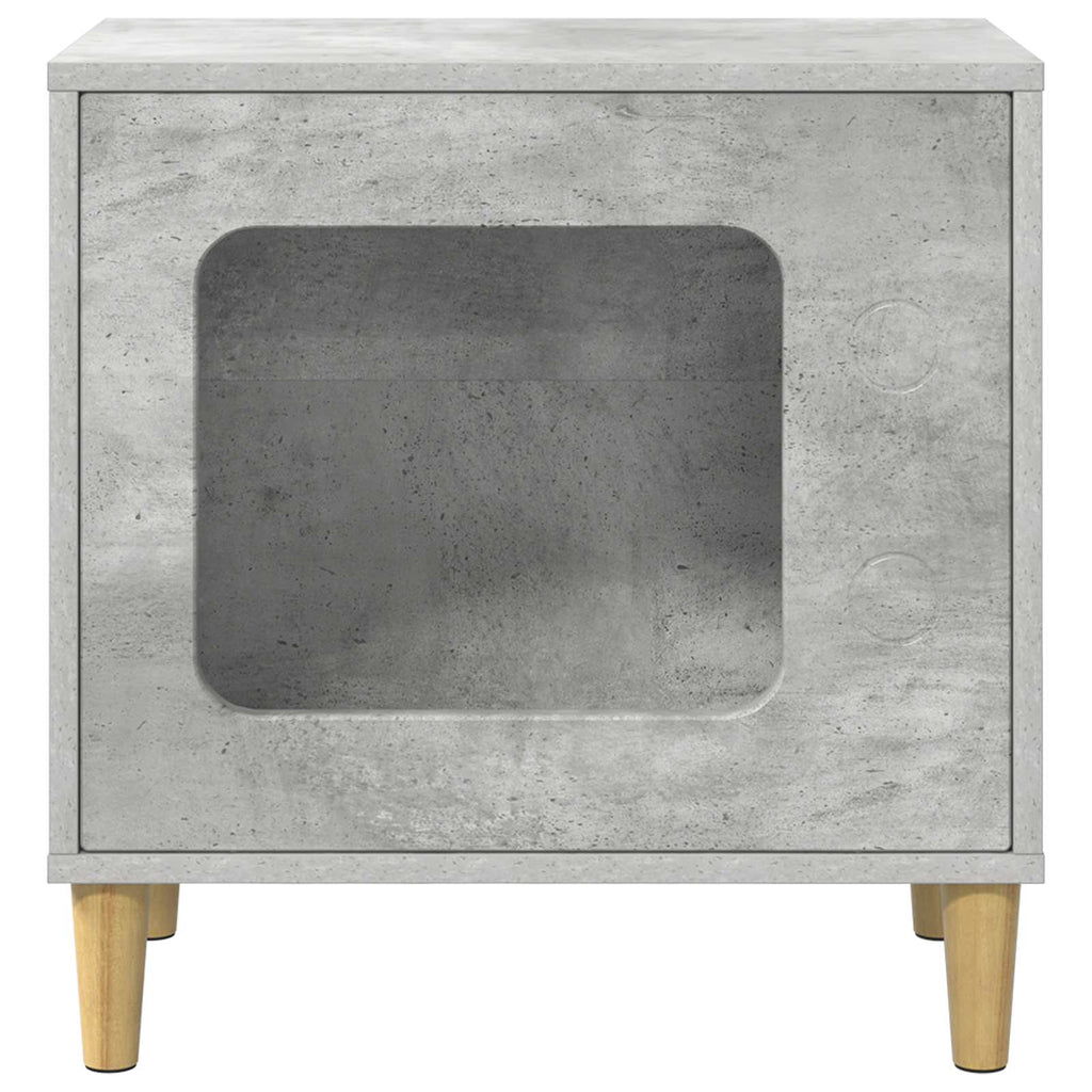 vidaXL Koty Dom Betonowy 51 x 30 x 52 cm Materiał drewnopochodny