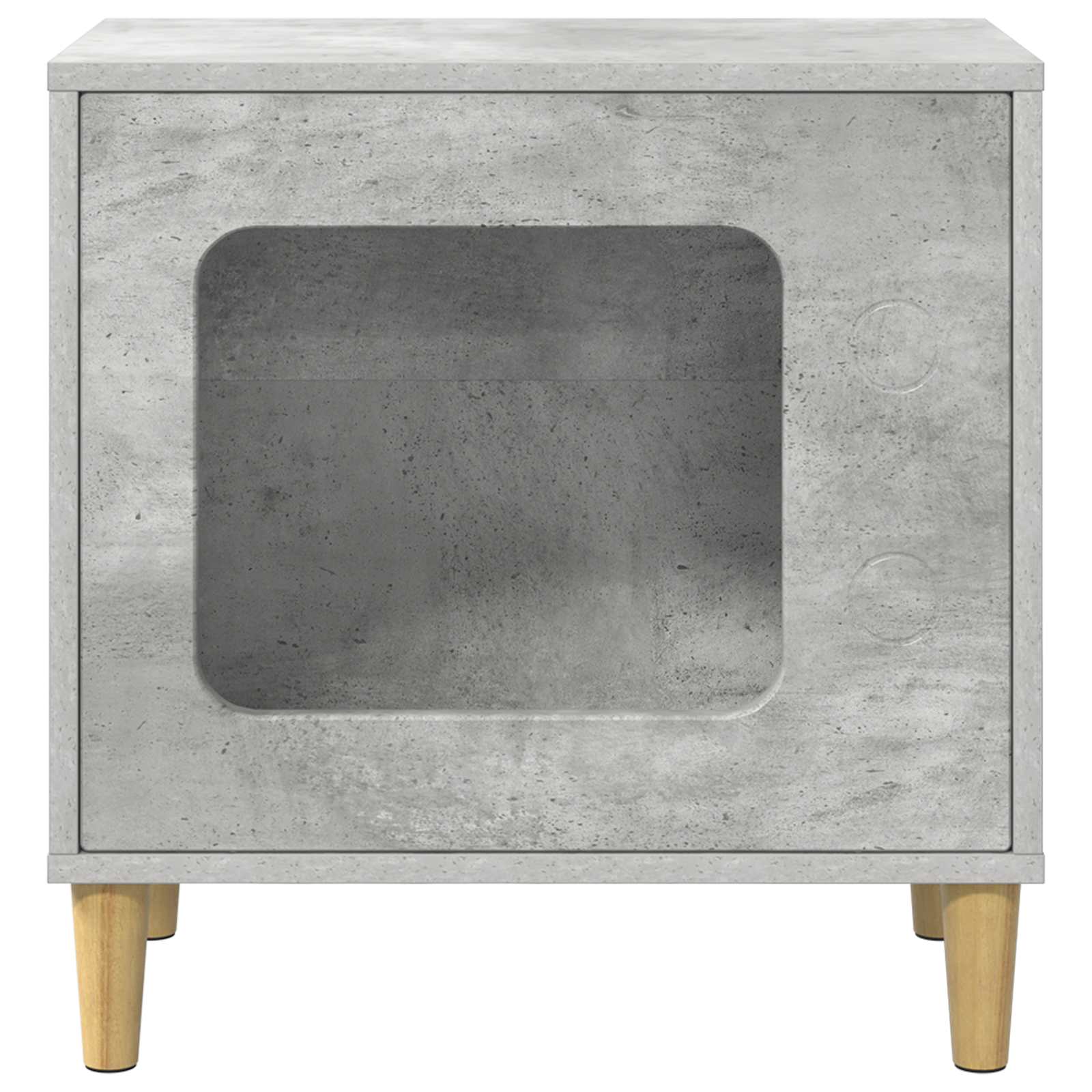 vidaXL Koty Dom Betonowy 51 x 30 x 52 cm Materiał drewnopochodny