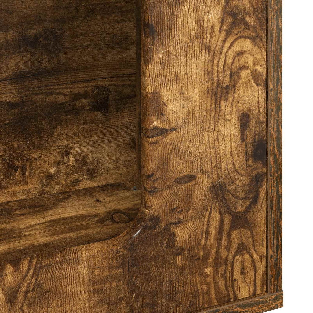vidaXL Koty Dom Dąb wędzony 51 x 30 x 52 cm Materiał drewnopochodny